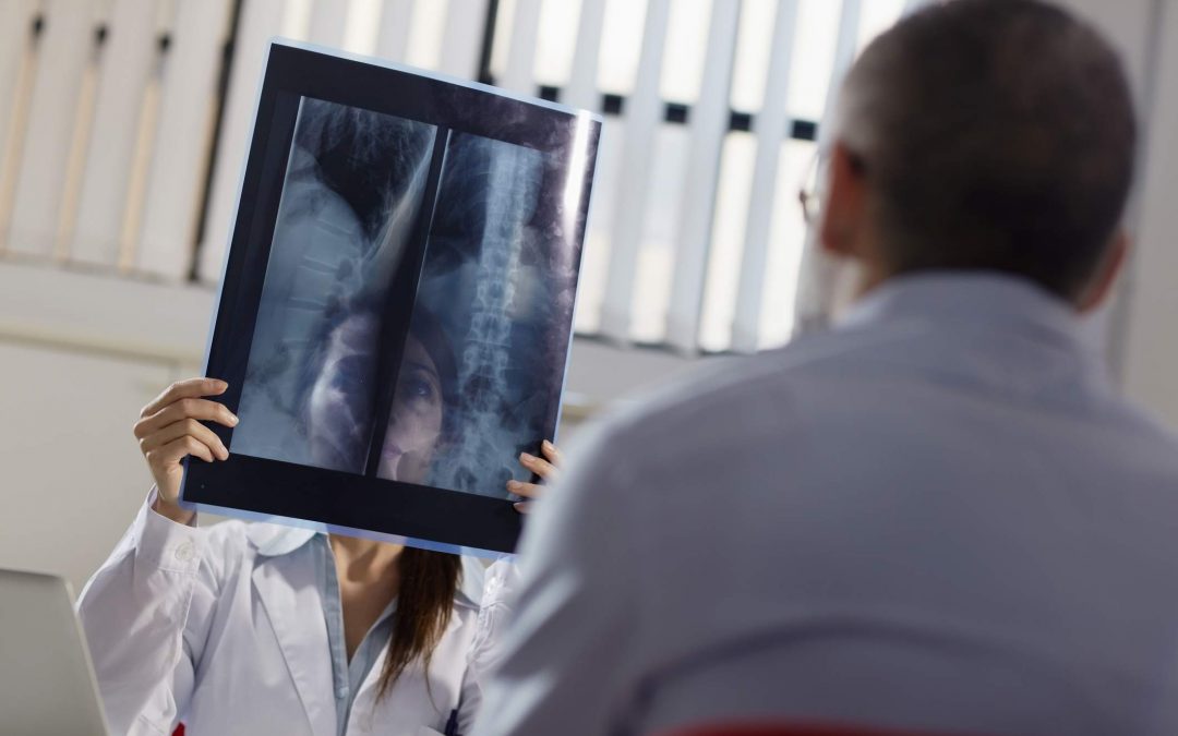 Guildford Doctor reviewing XRAY